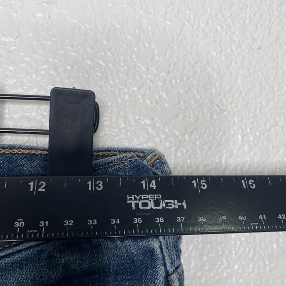 Everlane Womens Jeans Size 29 High Rise Kick Crop Medium Wash Denim Regular - Picture 6 of 13